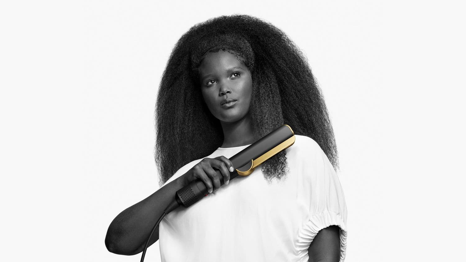 Випрямляч для волосся Dyson Airstrait HT01 Onyx Black/Gold — фото 2