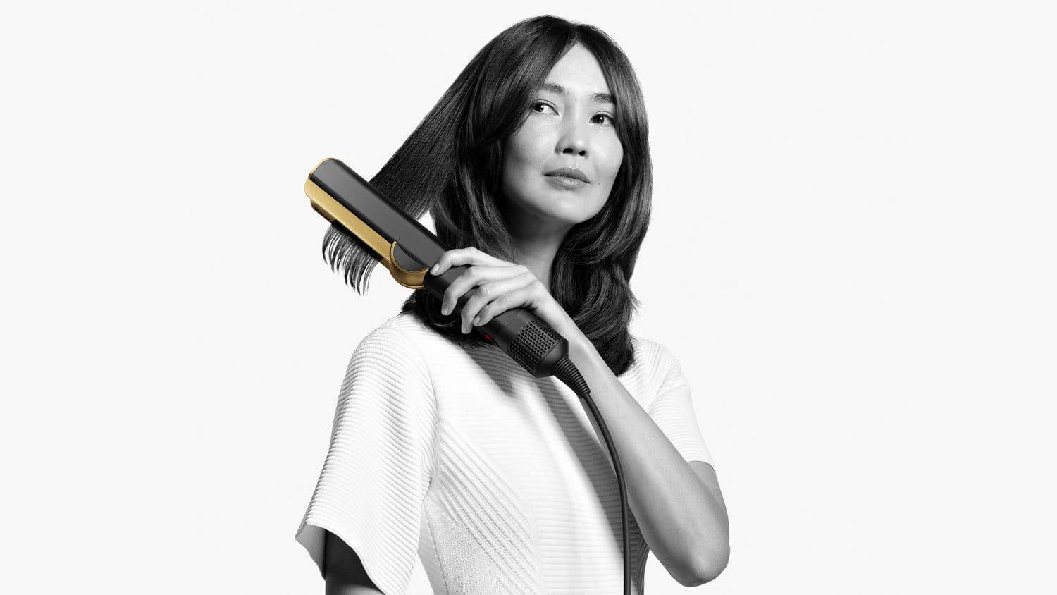 Випрямляч для волосся Dyson Airstrait HT01 Onyx Black/Gold — фото 5