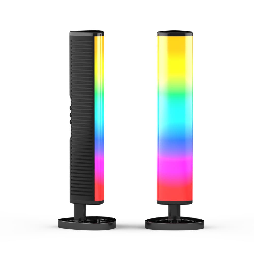 Музичний LED Світильник Нічник 2в1 Настільний Еквалайзер RGB Світлодіодний з Bluetooth Реагує на Звук та Ритм Музики