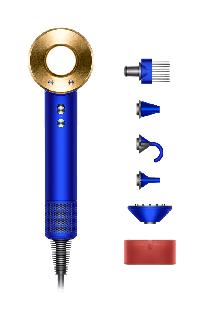Фен Dyson HD07 Supersonic 23.75K Blue/Gold