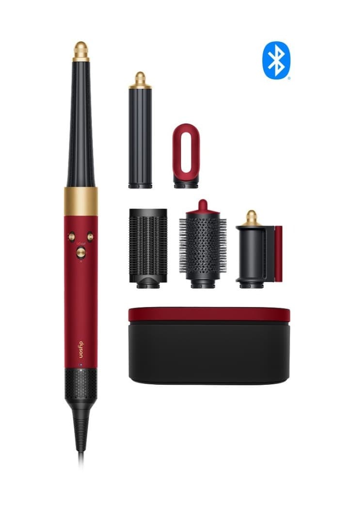 Стайлер Dyson Airwrap I.D. HS08 Straight+Wavy T1/T2 Red Velvet/Gold