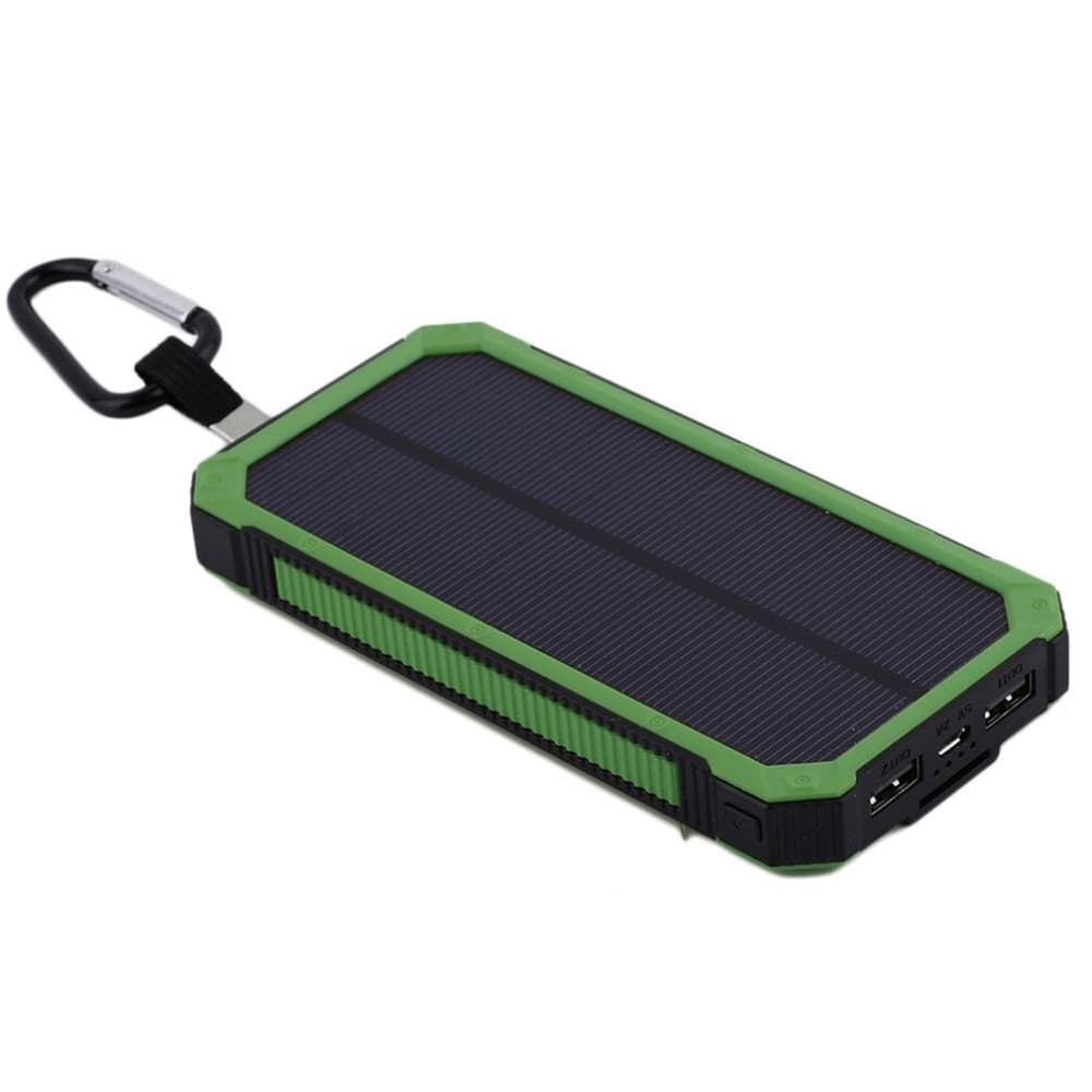 Портативний Повербанк 2в1 30000 mAh Зовнішній Акумулятор у Захищеному Корпусі із Сонячною Батареєю та Кріпленням Для Рюкзака + Потужний Ліхтар та LED Індикатор DEJI S30