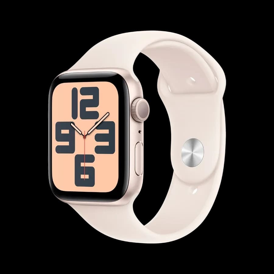 Apple Watch SE GPS Gen.2 (2024), Starlight Sport Band, S/M, 40mm, Starlight