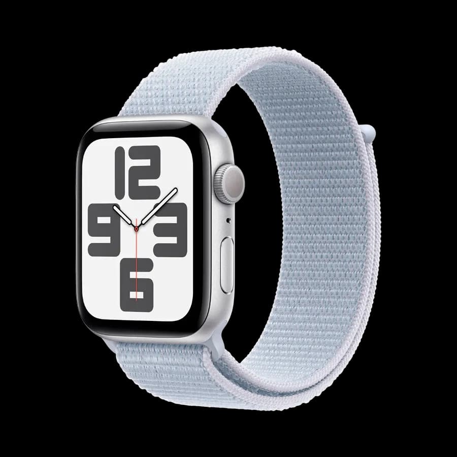 Apple Watch SE GPS Gen.2 (2024), Blue Cloud Sport Loop, 40mm, Silver