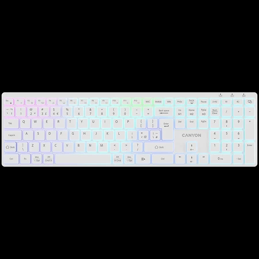 CANYON HKB-W11 Клавіатура, Великобританія/US English