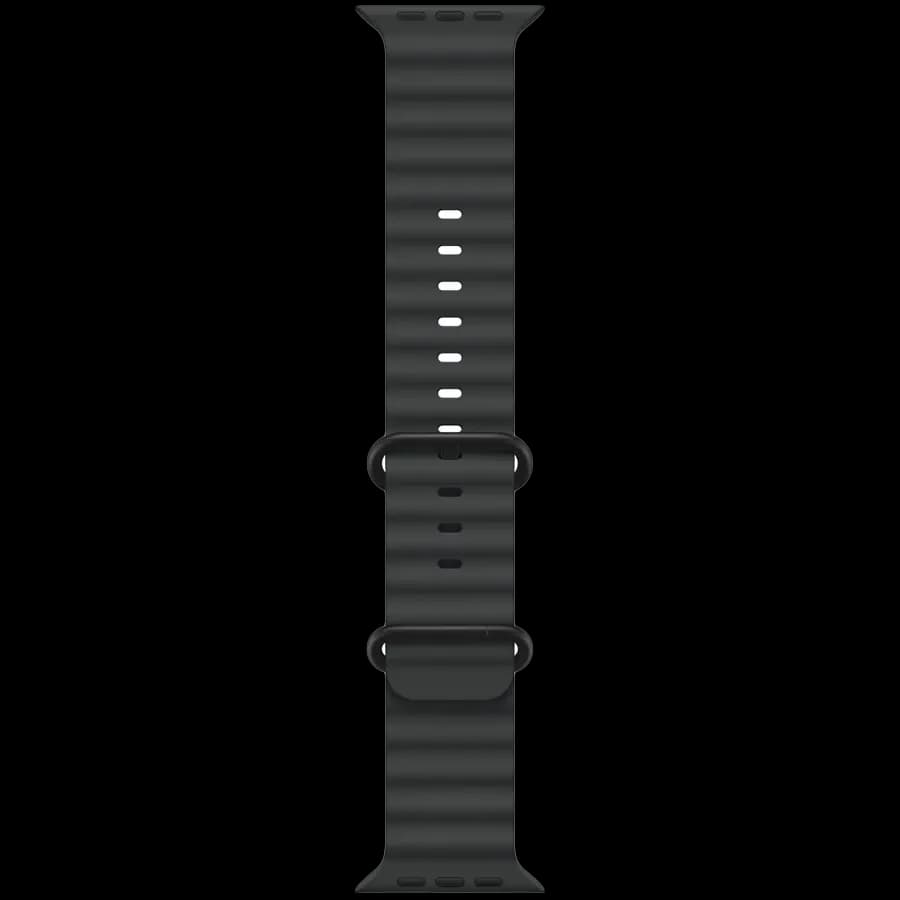 Apple 49mm Ocean Band - Black Titanium Finish Ремінець Ocean Band - Black Titanium Finish Чорний за Apple Watch 44 mmApple Watch 45 mmApple Watch 46 mmApple Watch 49 mm 44/45/46/49 mm
