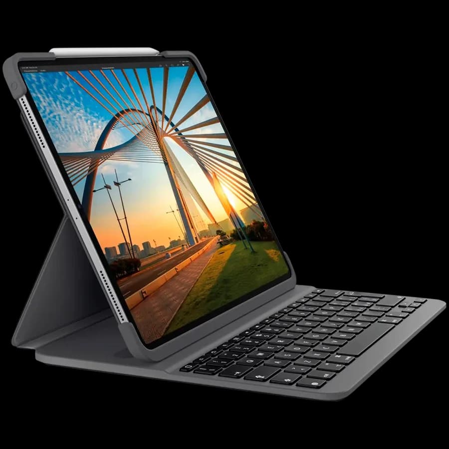LOGITECH (CIS) Чохол-клавіатура Slim Folio Pro Графітовий сірий для iPad Pro 12,9 дюйма (3-го, 4-го і 5-го покоління)/iPad Pro 12.9-inch (6th generation)