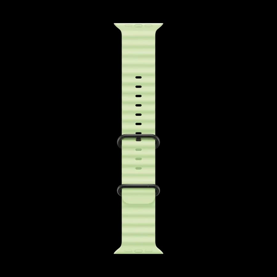 Apple 49mm Ocean Band Ремінець Ocean Band Neon Green за Apple Watch 44 mmApple Watch 45 mmApple Watch 46 mmApple Watch 49 mm 44/45/46/49 mm