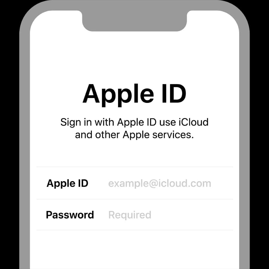 Створення облікового запису Apple ID