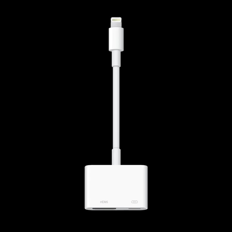 Apple Lightning Digital AV Adapter, Білий