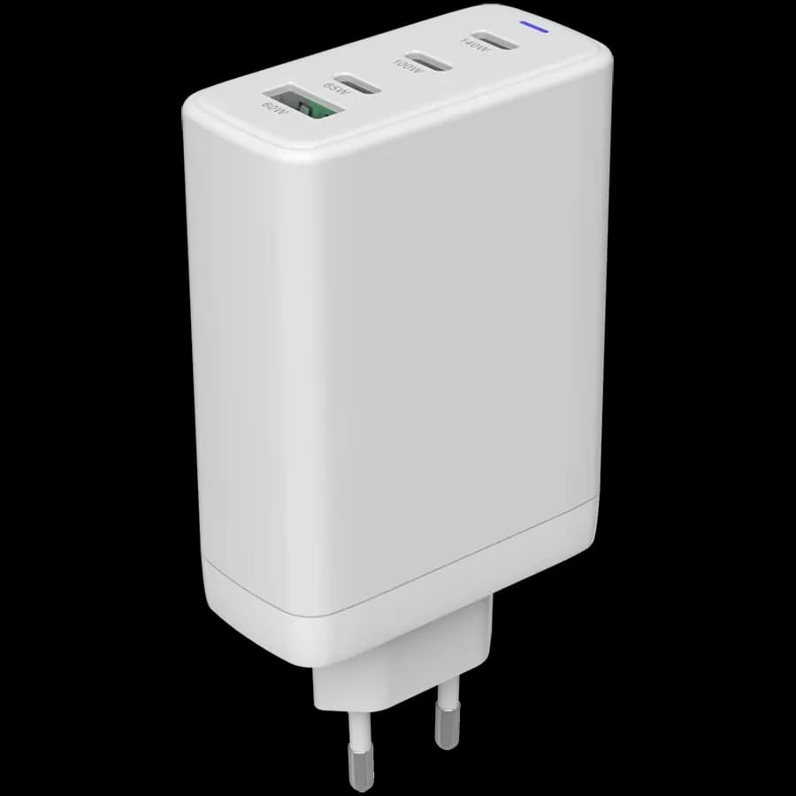 CANYON Адаптер живлення CU140ACC 4*USB/USB-C 3*USB Type C, 1*USB Type-A, 150 Ват