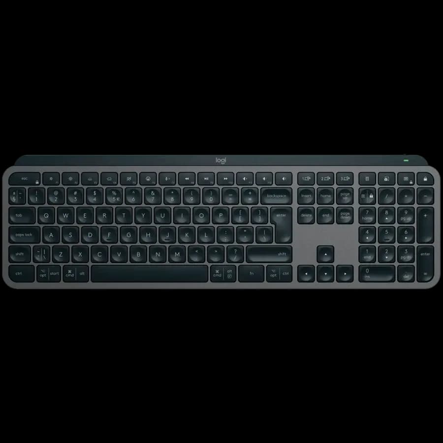 Клавіатура бездротова LOGITECH MX Keys S Pale Graphite UA (L920-011593)