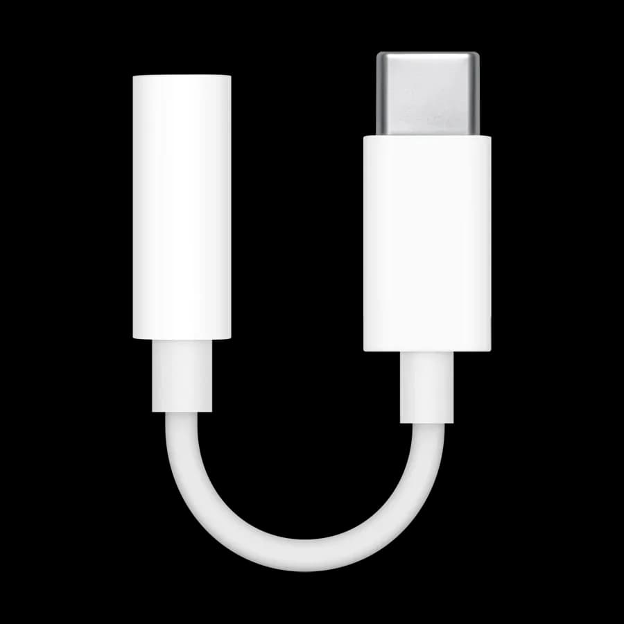 Apple USB-C to 3.5 mm Headphone Jack Adapter, Білий