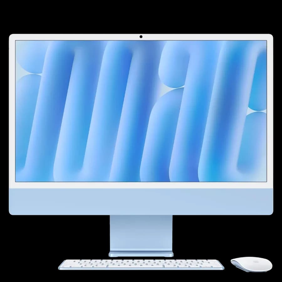 iMac 24-inch M4, 8C CPU 8C GPU, 16ГБ 256ГБ Твердотільний накопичувач, Синій