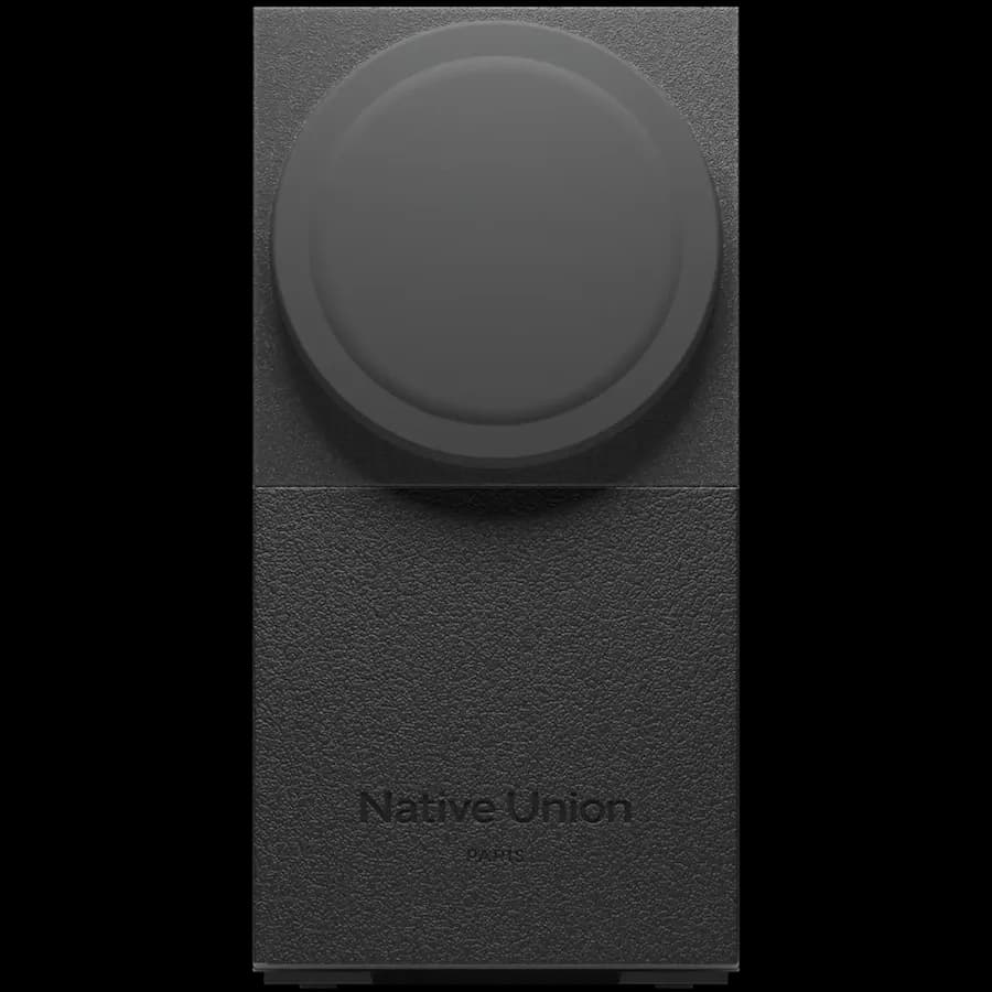 Бездротовий зарядний пристрій Native Union Rise 2-in-1 Qi2 Black (RS-2IN1-BLK)
