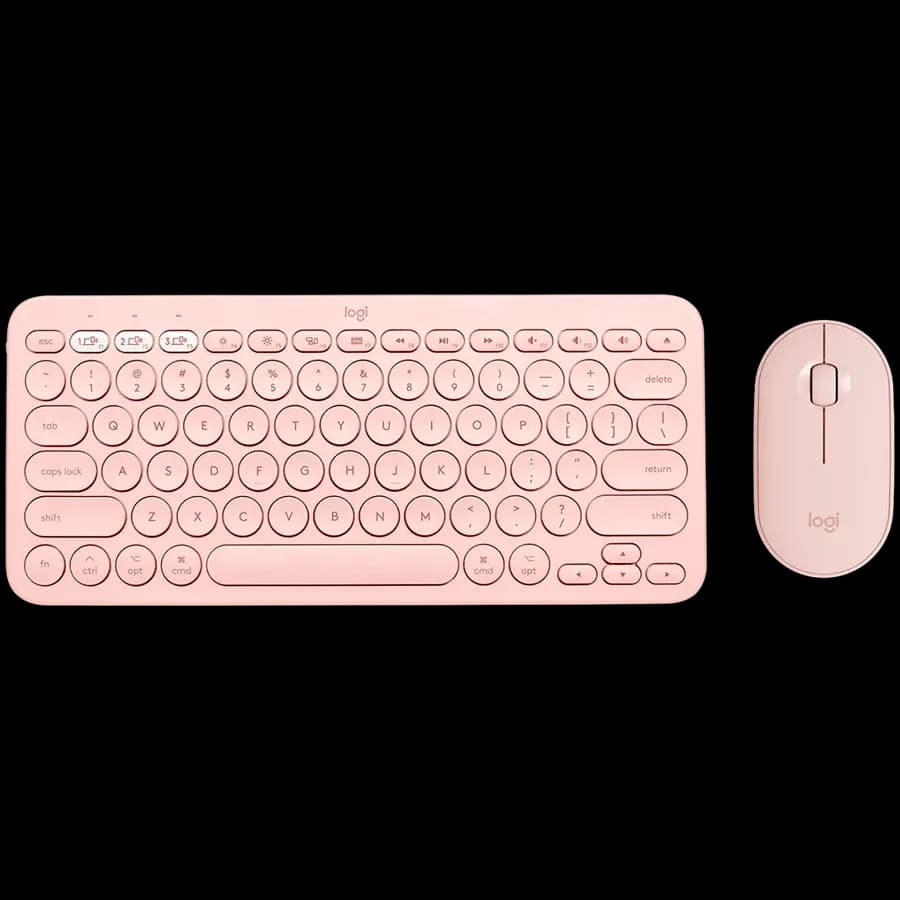 Комплект бездротовий LOGITECH Pebble 2 Combo Wireless, Rose (L920-012240)