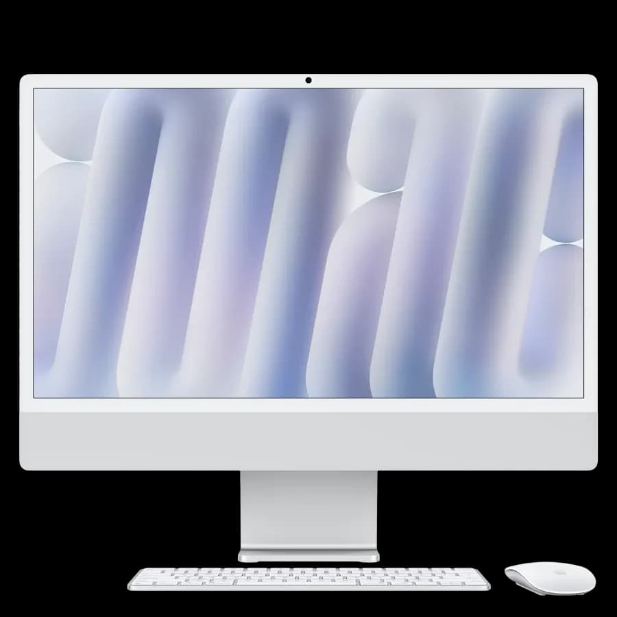 iMac 24-inch M4, 10C CPU 10C GPU, 16ГБ 512ГБ Твердотільний накопичувач, Сріблястий
