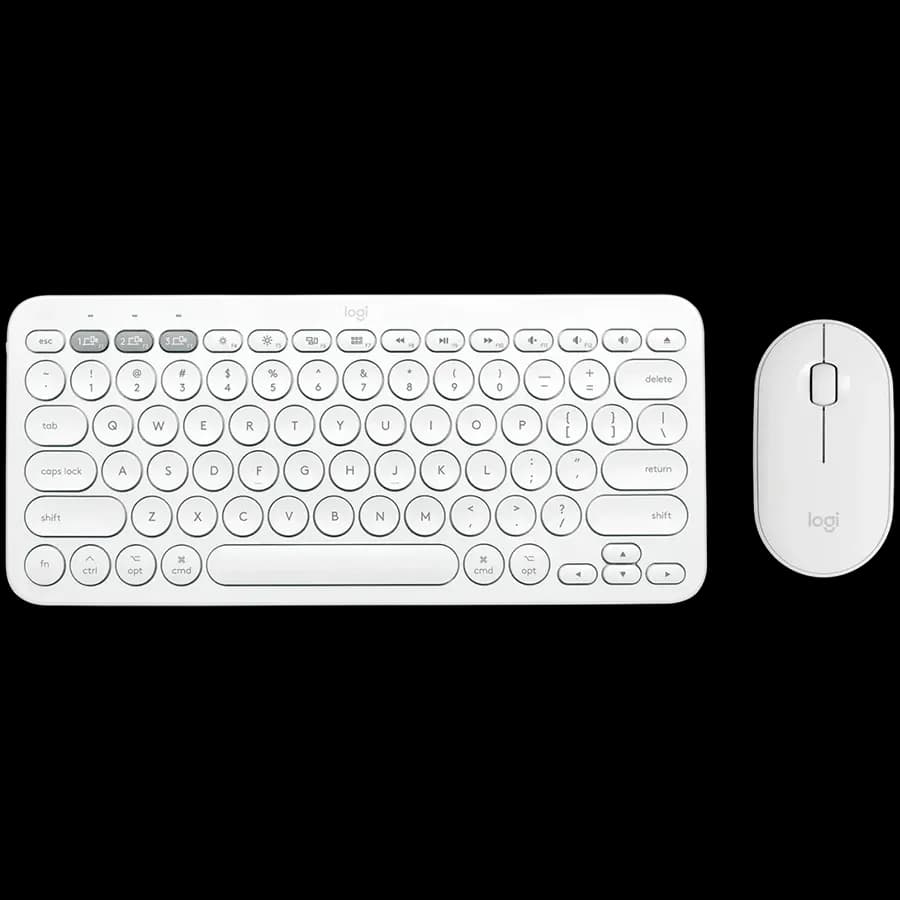 Комплект бездротовий LOGITECH Pebble 2 Combo Wireless, White (L920-012240)