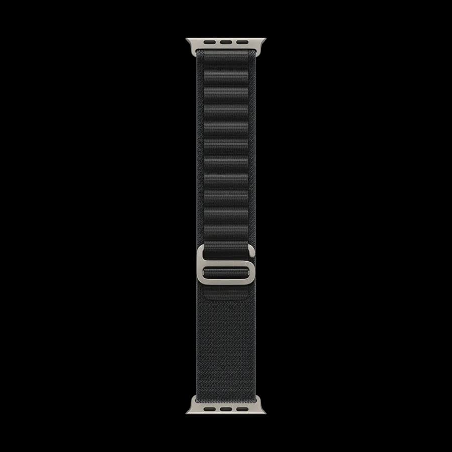 Apple 49mm Loop - Small Band Extension Alpine Loop Чорний за Apple Watch 44 mmApple Watch 45 mmApple Watch 46 mmApple Watch 49 mm 44/45/46/49 mm