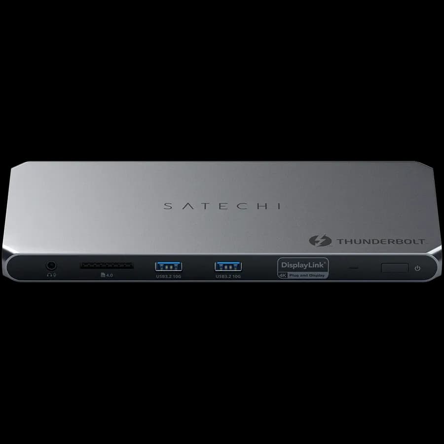 SATECHI Thunderbolt 4 Docking Station with DisplayLink, Космічний сірий