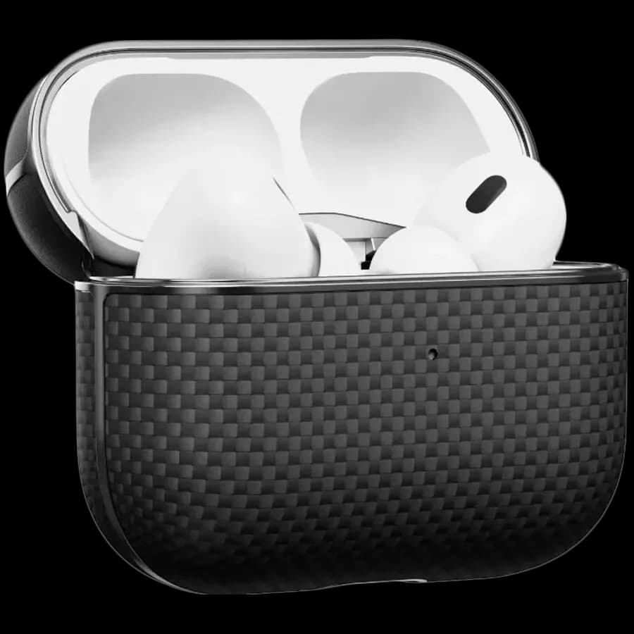 PITAKA Чохол Aramid Fiber Plain Black/Grey для AirPods Pro (Gen2)