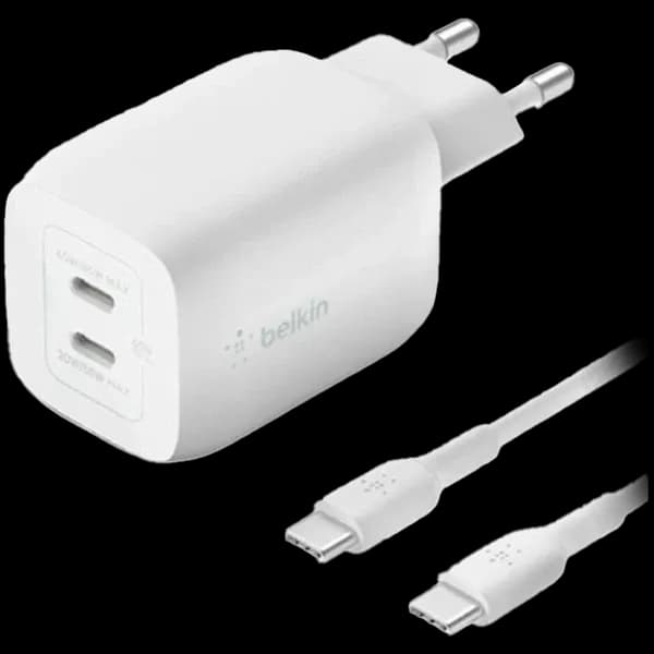 BELKIN Адаптер живлення 2*USB-C, 65 Ват