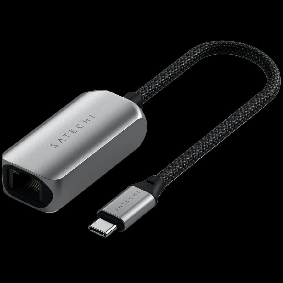 Перехідник SATECHI USB-C 2.5 Gigabit Ethernet Adapter Space Gray