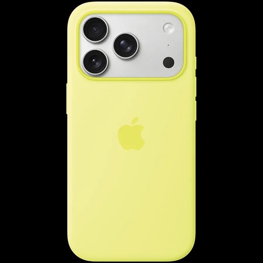 Apple Чохол силіконовий з MagSafe Neon Yellow для iPhone 17 Pro