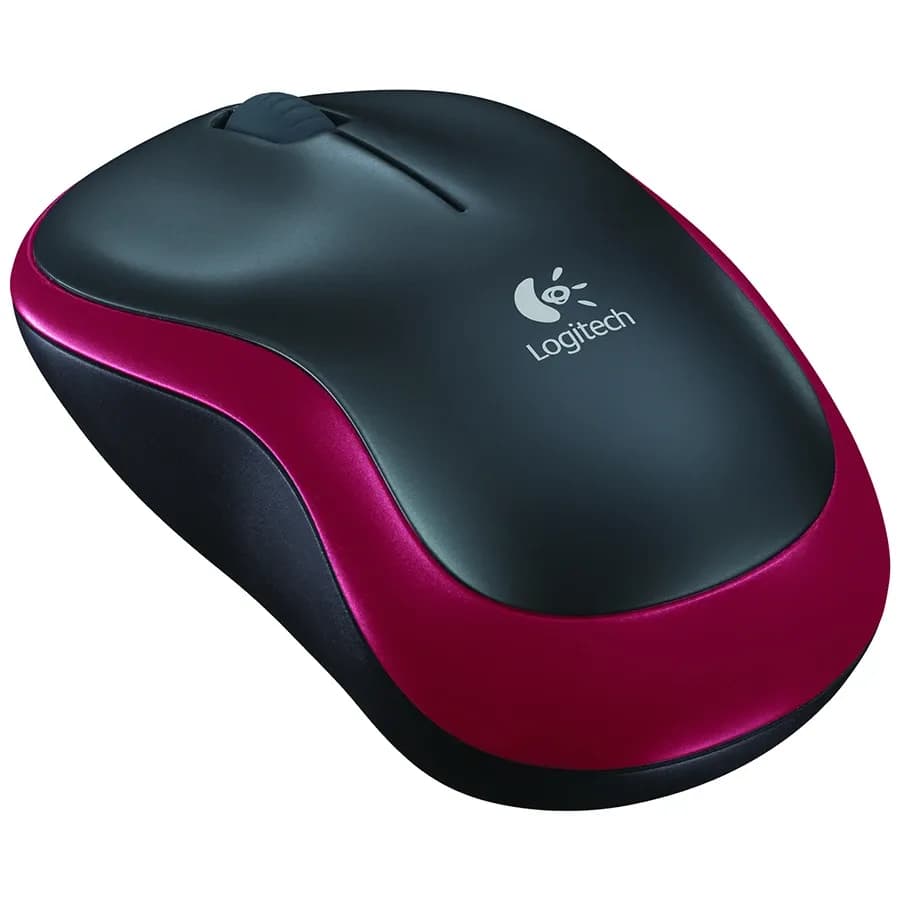 LOGITECH M185 Миша, Червоний
