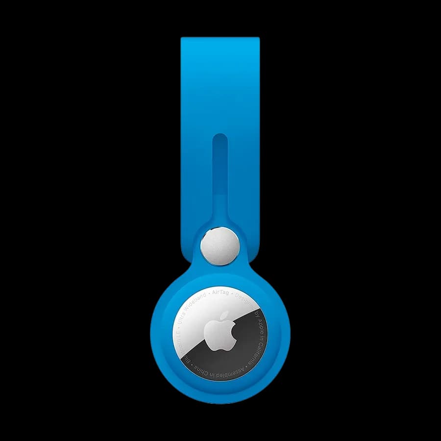 APPLE |АнглійськаAirTag LoopАнглійськаРосійськаБрелок-петля Apple AirTag LoopРосійськаУкраїнськаБрелок-петля Apple AirTag LoopУкраїнська|, Capri Blue