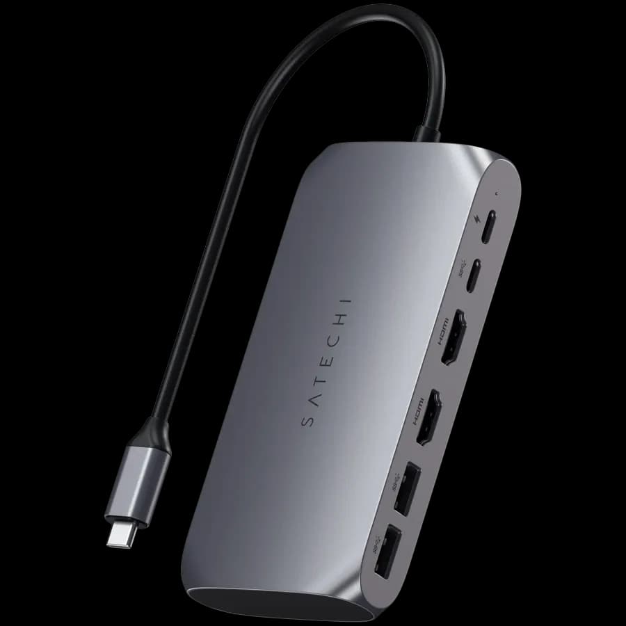 Мультимедійний адаптер SATECHI USB-C Multimedia Adapter M1 – Space Gray (ST-UCM1HM)