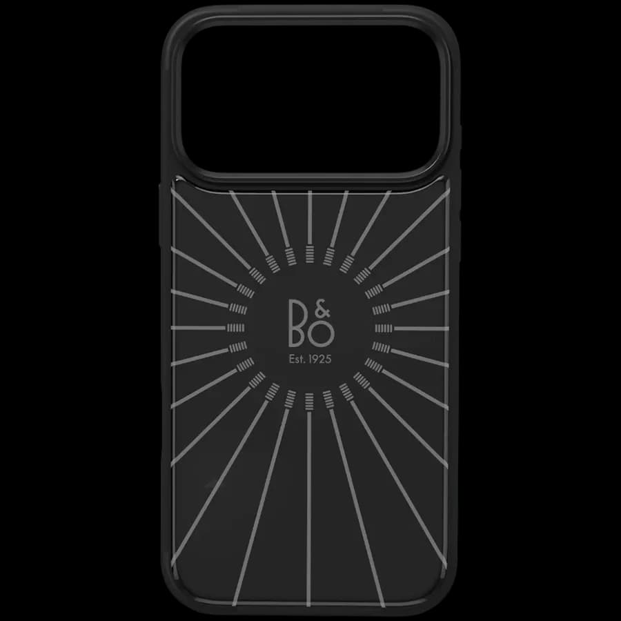 B&O BY ASBIS Чохол Glass version with MagSafe Black Anthracite для iPhone 17 Pro Max
