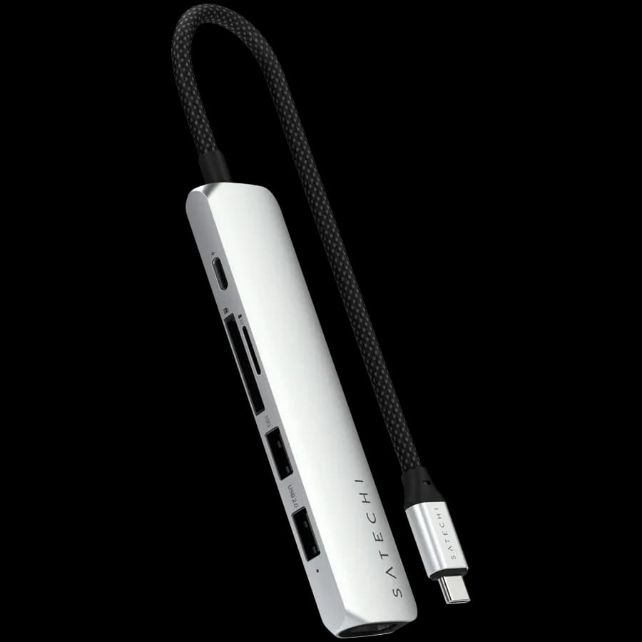SATECHI Slim 6 Multiport, Сріблястий