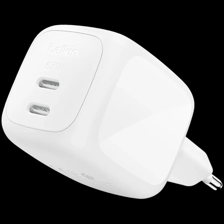 BELKIN Адаптер живлення 2*USB-C, 67 Ват