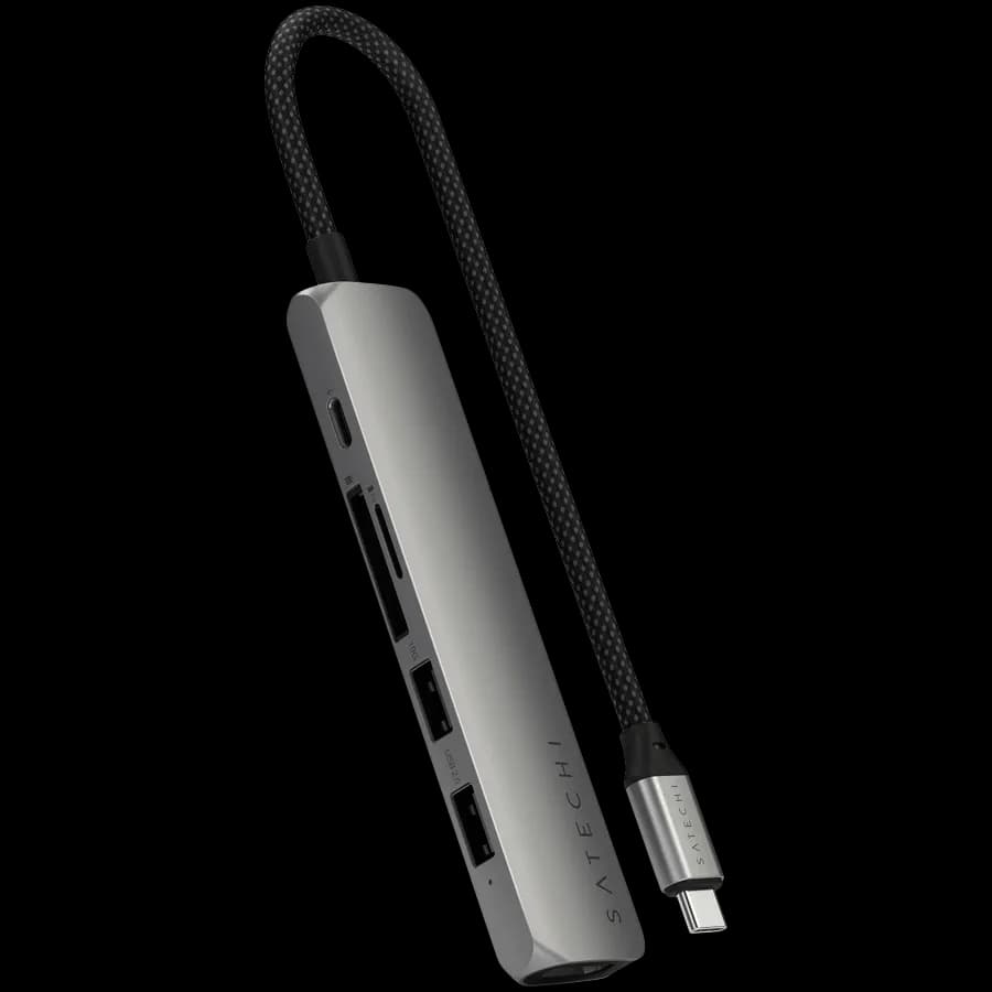 SATECHI Slim 6 Multiport, Космічний сірий