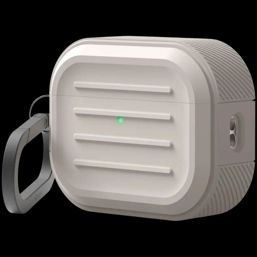 ELAGO Чохол Armor Silicone Hang Бежевий для AirPods Pro (Gen3)